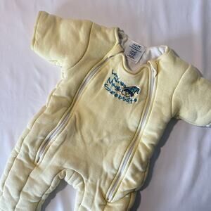 Baby Merlin's Magic Sleep Suit 100% Cotton Very Thick Sz Small 3-6 mo